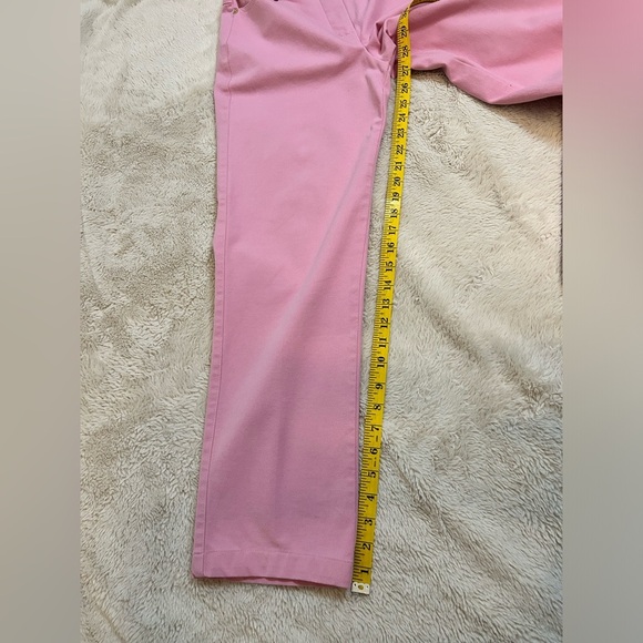 ST. JOHN Sport Essentials | Cotton Blend Pink Sport High Rise Pants Size 4 - Picture 12 of 13